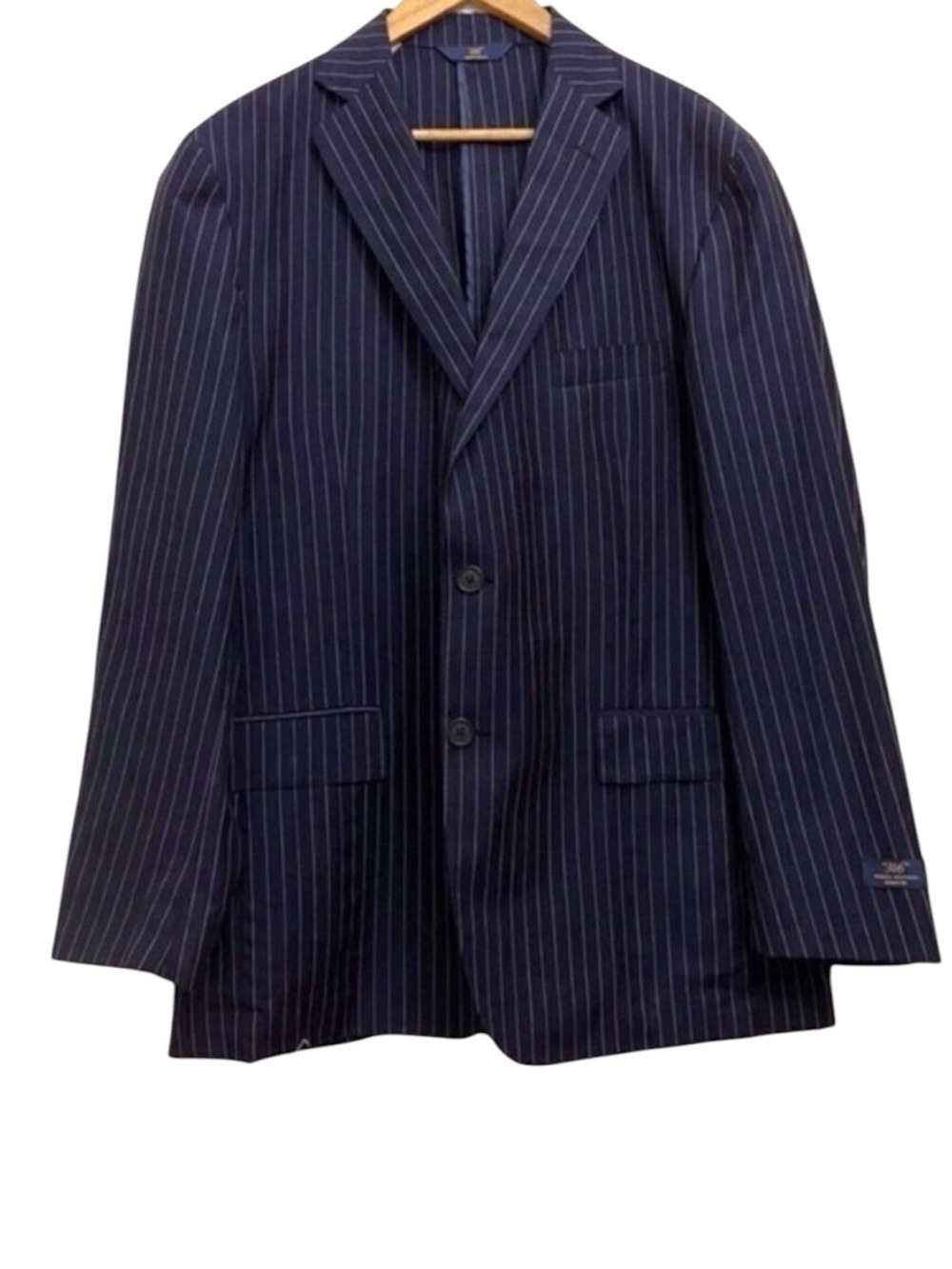 BROOKS brothers 346 blazer Regent fit size 43R wool linen lightweight blue ecru